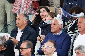 Xisca Perello With Rafael Nadal's Son In Stands At The 2024 French Open - Village Day Two NB