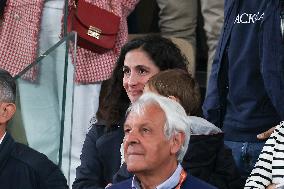 Xisca Perello With Rafael Nadal's Son In Stands At The 2024 French Open - Village Day Two NB