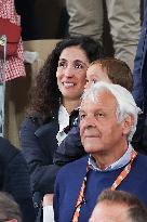 Xisca Perello With Rafael Nadal's Son In Stands At The 2024 French Open - Village Day Two NB