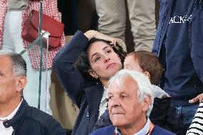 Xisca Perello With Rafael Nadal's Son In Stands At The 2024 French Open - Village Day Two NB