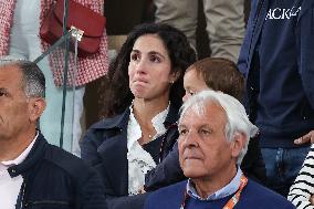 Xisca Perello With Rafael Nadal's Son In Stands At The 2024 French Open - Village Day Two NB