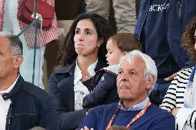 Xisca Perello With Rafael Nadal's Son In Stands At The 2024 French Open - Village Day Two NB