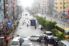 Cyclone Remal In Bangladesh.