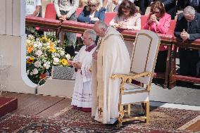 Pope Francis Leads Mass At St. Peter's Square On World Children's Day