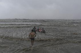 Cyclone Remal At Kuakata.