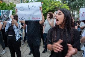 Palestinians Protest Israeli Attack On Rafah, Gaza