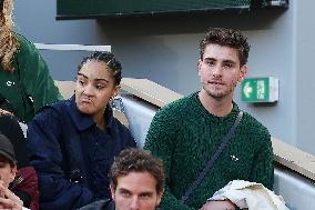 Celebrities In Stands At The 2024 French Open - Village Day Two NB