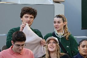 Celebrities In Stands At The 2024 French Open - Village Two NB