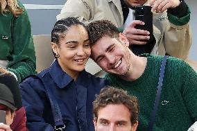 Celebrities In Stands At The 2024 French Open - Village Two NB
