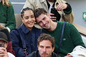 Celebrities In Stands At The 2024 French Open - Village Two NB