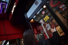 Demonstration in solidarity with Rafah in Paris FA