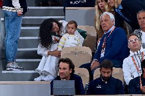 French Open - His WIfe Xisca Perello Watches Nadal’s 1st Round