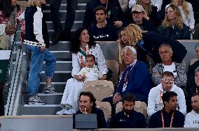 French Open - His WIfe Xisca Perello Watches Nadal’s 1st Round