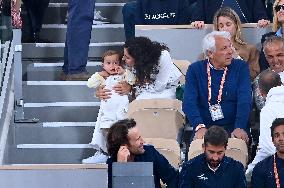 French Open - His WIfe Xisca Perello Watches Nadal’s 1st Round