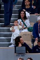 French Open - His WIfe Xisca Perello Watches Nadal’s 1st Round