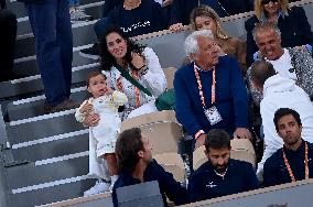 French Open - His WIfe Xisca Perello Watches Nadal’s 1st Round