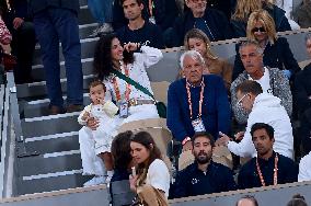 French Open - His WIfe Xisca Perello Watches Nadal’s 1st Round