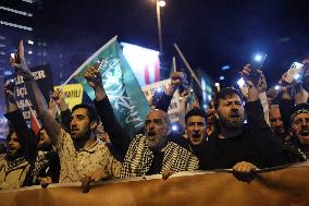 Thousands Demonstrate After Deadly Rafah Strike - Istanbul