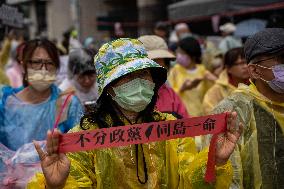 Taiwan Protest Against Controversial Reform Bill