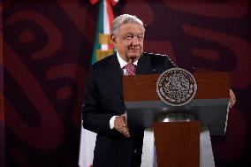 Mexico’s President Andres Manuel Lopez Obrador Briefing