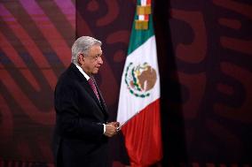 Mexico’s President Andres Manuel Lopez Obrador Briefing