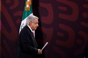 Mexico’s President Andres Manuel Lopez Obrador Briefing