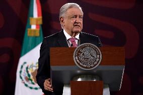 Mexico’s President Andres Manuel Lopez Obrador Briefing