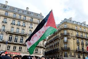 Rally In Support Palestine - Paris