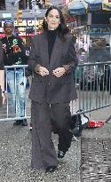 Carrie-Anne Moss At GMA - NYC