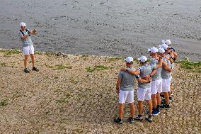 Olympic Flame Passes Through Maine Et Loire - France