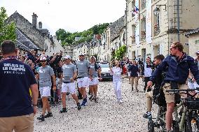 Olympic Flame Passes Through Maine Et Loire - France