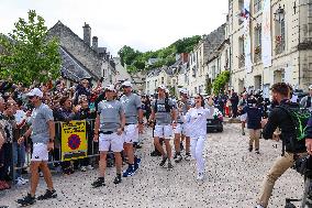 Olympic Flame Passes Through Maine Et Loire - France