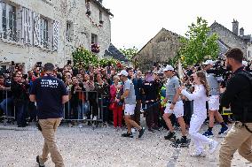 Olympic Flame Passes Through Maine Et Loire - France