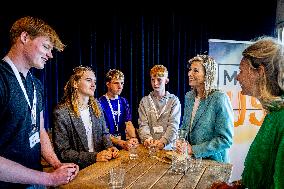 Queen Maxima Visits MindUS In Wieringerwerf