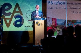 King Felipe At Anniversary Of Euroamerica Foundation - Madrid
