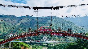 #CHINA-GUIZHOU-GRAND BRIDGE-CONSTRUCTION (CN)