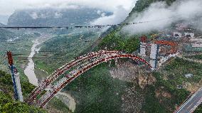 CHINA-GUIZHOU-GRAND BRIDGE-CONSTRUCTION (CN)