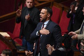 Pro-Palestinian Demonstration At The National Assembly - Paris