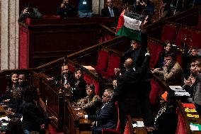Controversy Over Palestine, Parliamentary Session Suspended In Paris