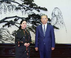 CHINA-BEIJING-ZHAO LEJI-INDONESIA-MAHARANI-TALKS (CN)