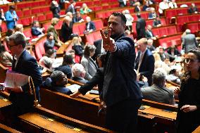 Pro-Palestinian Demonstration At The National Assembly - Paris