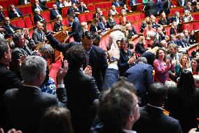 Pro-Palestinian Demonstration At The National Assembly - Paris