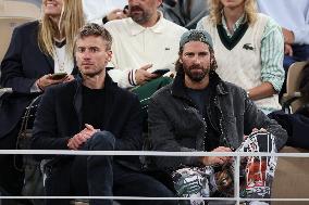 Celebrities In Stands At The 2024 French Open - Village Day Three NB