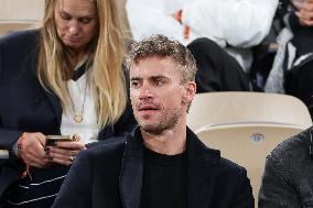 Celebrities In Stands At The 2024 French Open - Village Day Three NB