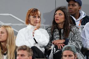 Celebrities In Stands At The 2024 French Open - Village Day Three NB