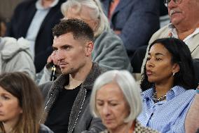 Celebrities In Stands At The 2024 French Open - Village Day Three NB