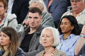 Celebrities In Stands At The 2024 French Open - Village Day Three NB