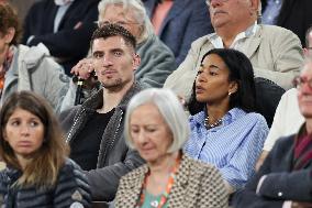 Celebrities In Stands At The 2024 French Open - Village Day Three NB