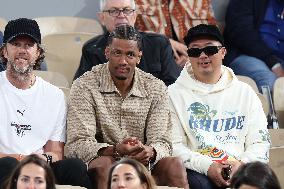 Celebrities In Stands At The 2024 French Open - Village Day Three NB