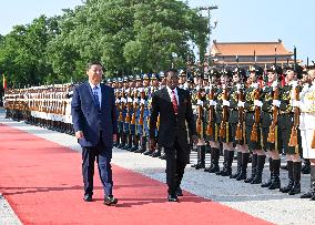 CHINA-BEIJING-XI JINPING-EQUATORIAL GUINEA-PRESIDENT-TALKS (CN)